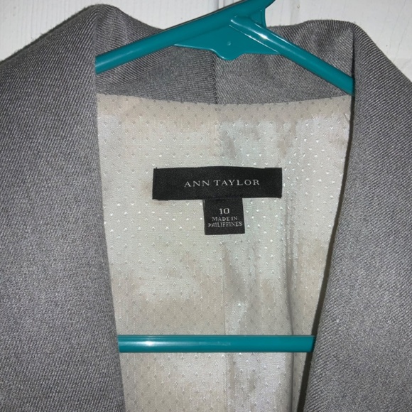 Ann Taylor single button blazer Sz 10 shawl collar lined NWOT - Picture 4 of 8